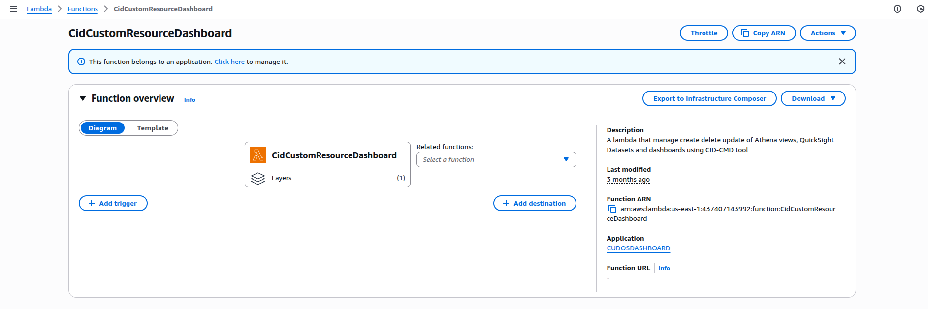 Lambda Function Details