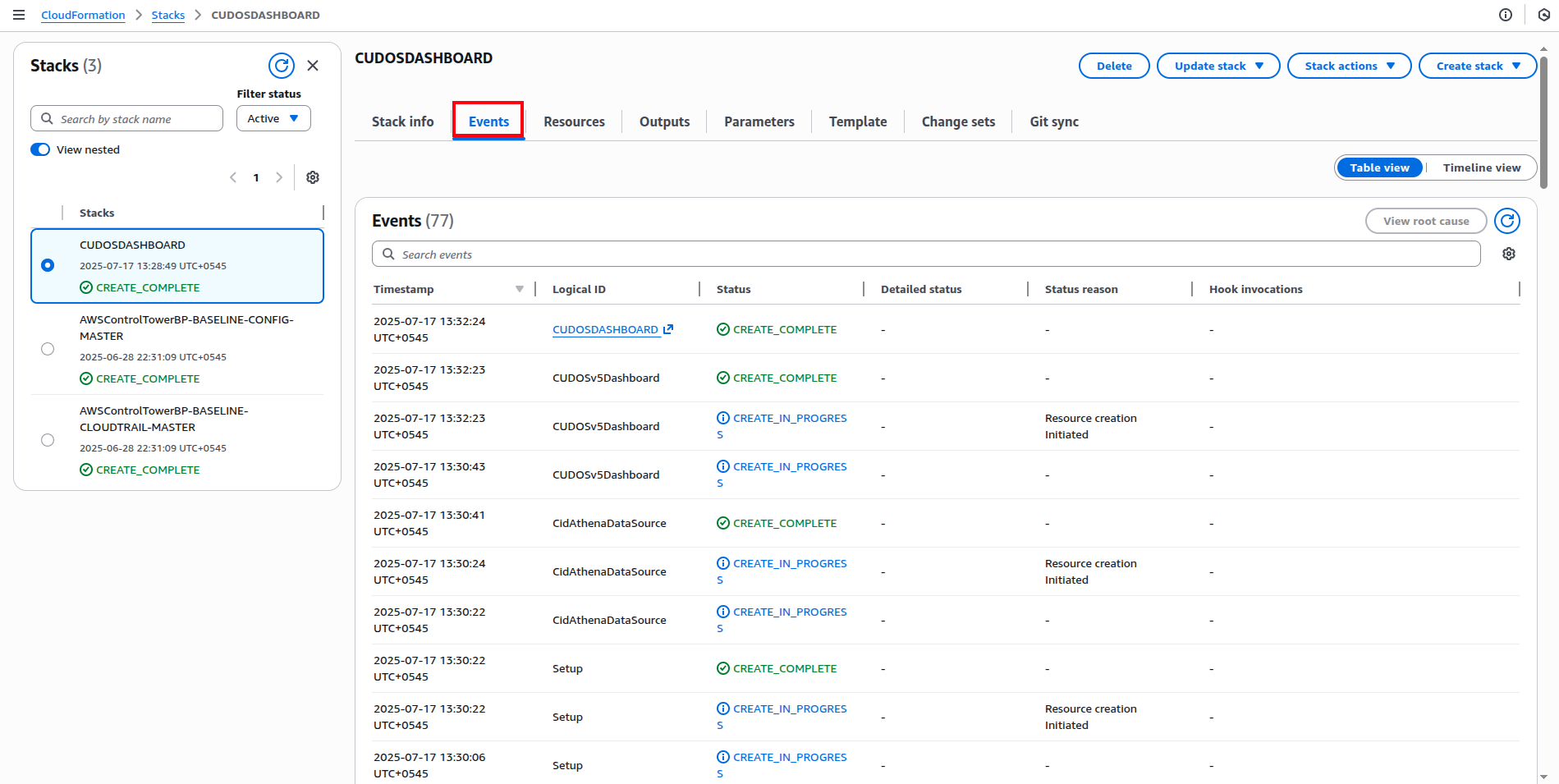 CloudFormation Stack